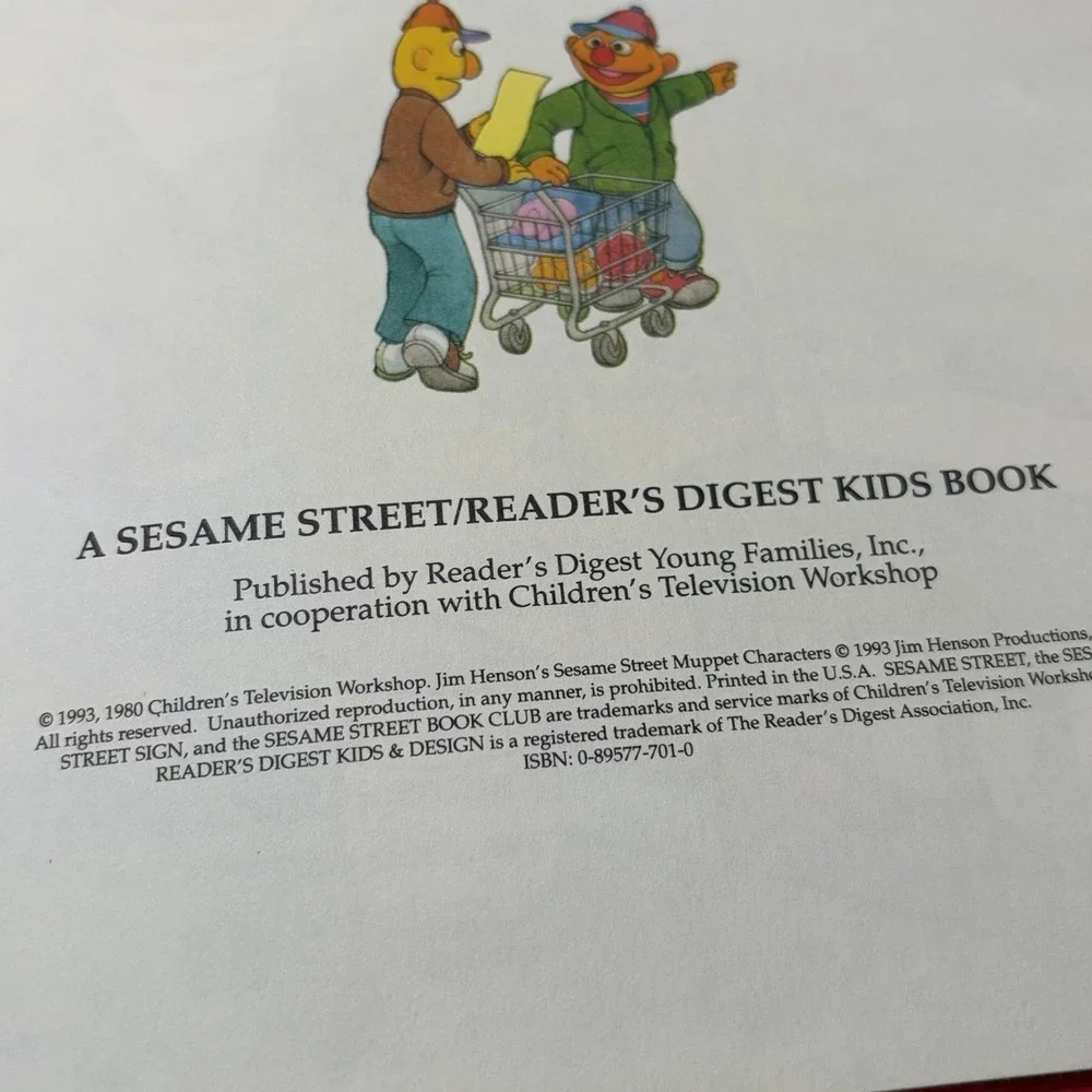Sesame Street Book Lot 7 Vintage‎ Grover Big Bird Count Muppets 1970s 80s